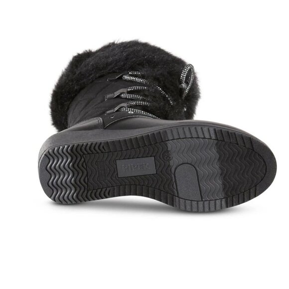 Piper  Girls' Rachaela cold weather Black Fashion wedge Boot NWT - Picture 4 of 4